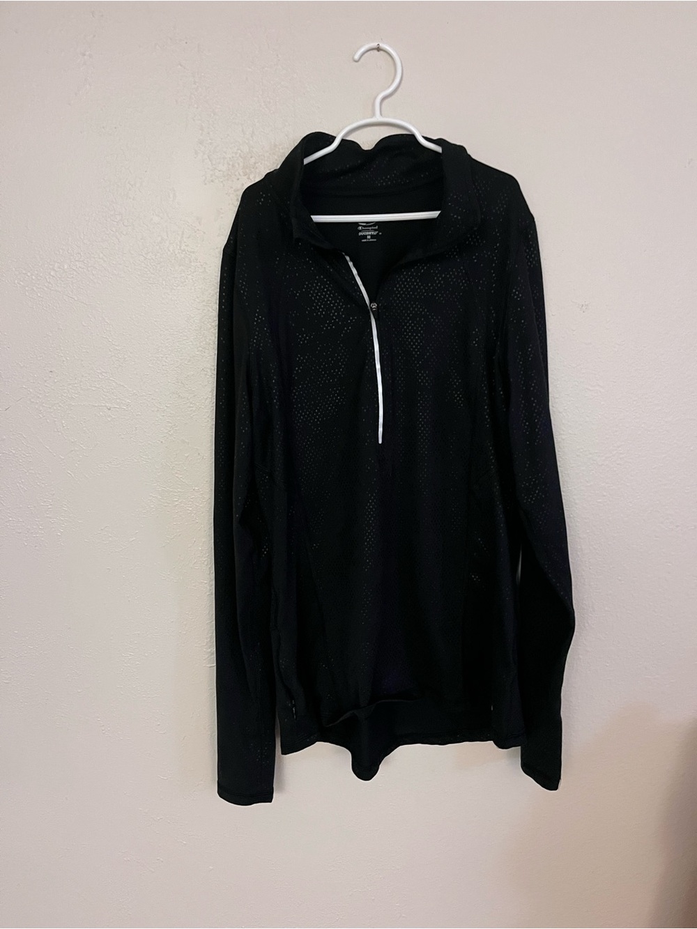 Women’s Champion Black Zip-Up pullover size M